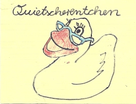 Zeichnung Quietscherentchen - Erkennungszeichen Mannschaftswettbewerb 20.06.2013, Zeichnung