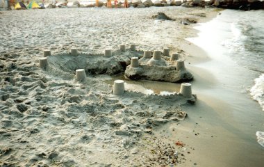 Foto von einer Sandburg