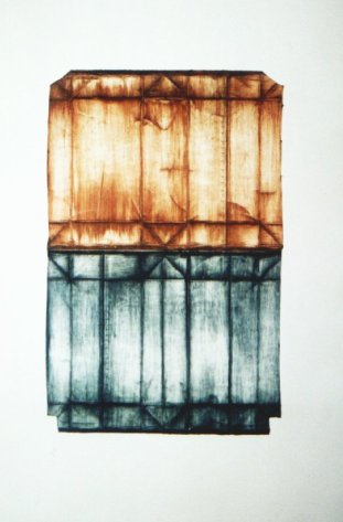 Foto von einem Materialdruck