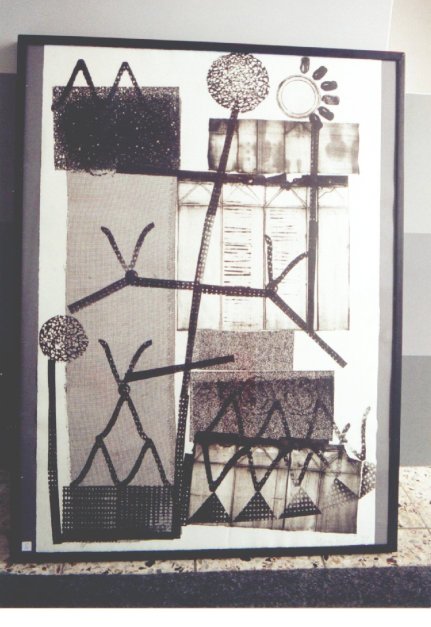 Foto von einem Materialdruck