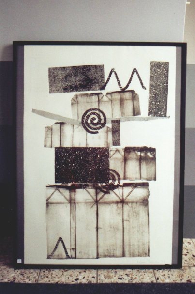 Foto von einem Materialdruck